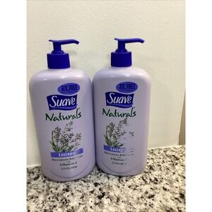 2PKSUAVE NATURALS Lavender  Body Lotion 22.5 FL OZ NO LONGER IN STORES Vit E HTF